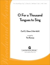 O For a Thousand Tongues to Sing Woodwind Quintet cover